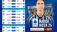Jadwal Siaran Langsung Liga Italia 2023/2024 Matchweek 25 di Vidio, 17-19 Februari 2024. (Sumber: dok. vidio.com)