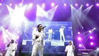 Boyz II Men di Tennis Indoor Senayan, Jakarta, Rabu (4/12/2019). (Bambang E Ros/Fimela.com)