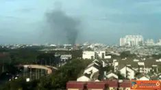 Citizen6, Cilacap: Tangki premium depo terbakar, Sabtu (2/4). (Pengirim: Ravinder Mawa)