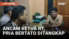 Pria Bertato Ancam Ketua RT di Depok Sambil Mabuk