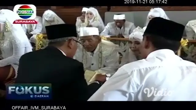 VIDEO: Pemkab Tuban Adakan Nikah Massal Gratis bagi Pasangan Kurang Mampu