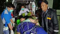 Narti Sunarti, perempuan super obesitas dengan berat badan ratusan kilogram akhirnya dirujuk ke Rumah Sakit Hasan Sadikin Bandung. (Liputan6.com/ Abramena)