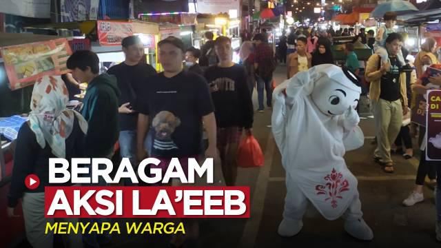 Berita video beragam aksi maskot Piala Dunia 2022, La'eeb, menyapa warga di berbagai kota pada 18 dan 19 November 2022.
