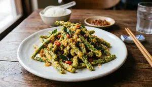 Resep Buncis Goreng Telur Asin Renyah dan Gurih