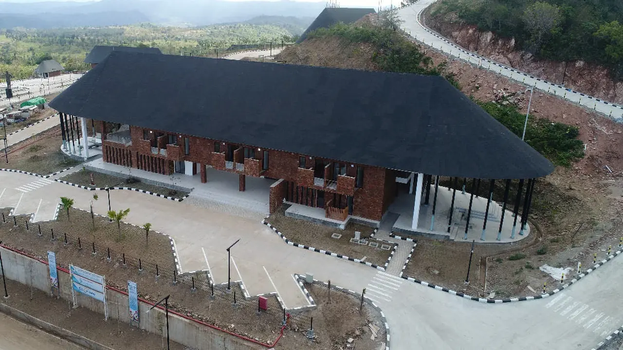 Pos Lintas Batas Negara (PLBN) yang telah selesai dibangun oleh Kementerian peekerjaan Umum dan Perumahan Rakyat (PUPR) sejak 2019 hingga saat ini. (Dok Kementerian PUPR)