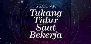 3 Zodiak Tukang Tidur Saat Bekerja