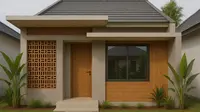 7 Gambar Fasad Depan Rumah Subsidi yang Sederhana tapi Cantik, Inspirasi Hunian di 2025 yang Nyaman