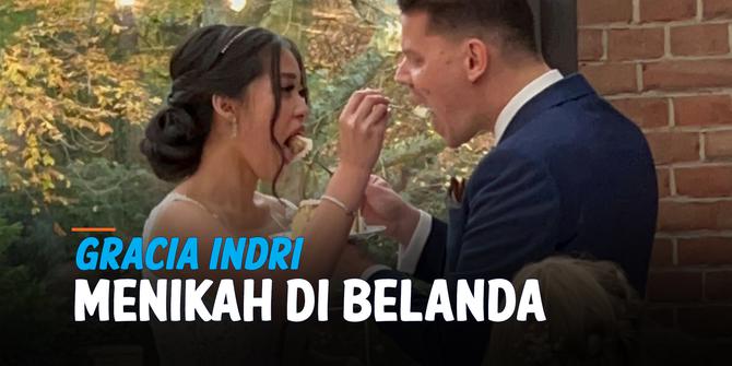 VIDEO: Sah! Gracia Indri Menikah dengan Pria Belanda