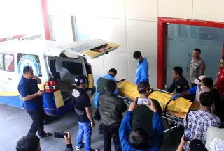 Jenazah bocah di Sukabumi diduga korban penganiayaan ibu tiri. (Liputan6.com/Fira Syahrin)