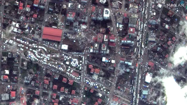 Citra Satelit Potret Kerusakan Besar Usai Gempa Turki, Korban Tewas Tembus 7200 Orang