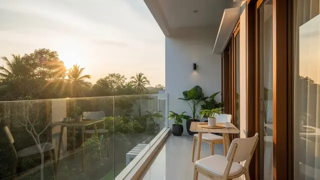 8 Model Balkon Rumah ala Kafe, Nyaman untuk Santai Sore dan Estetik untuk Hunian Modern