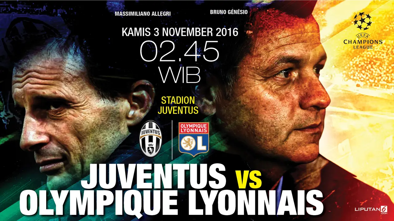 Prediksi JUVENTUS VS OLYMPIQUE LYONNAIS