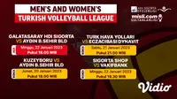 Saksikan Live Streaming Men’s and Women’s Turkish Volleyball League 2022/23 di Vidio 20-30 Januari 2023