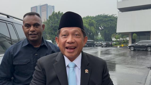 Menteri Dalam Negeri (Mendagri) Tito Karnavian di Istana Negara Jakarta, Rabu (17/9/2025) (Liputan6.com/Lizsa Egeham)