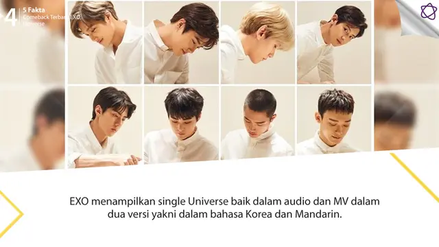 [Bintang] 5 Fakta Comeback Terbaru EXO, Universe