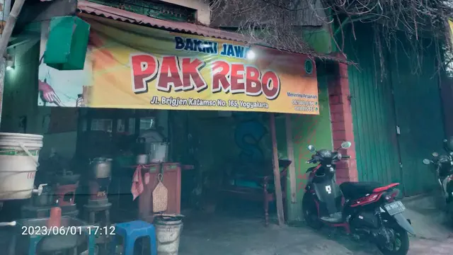Bakmi Godog  Pak Rebo di Jogja