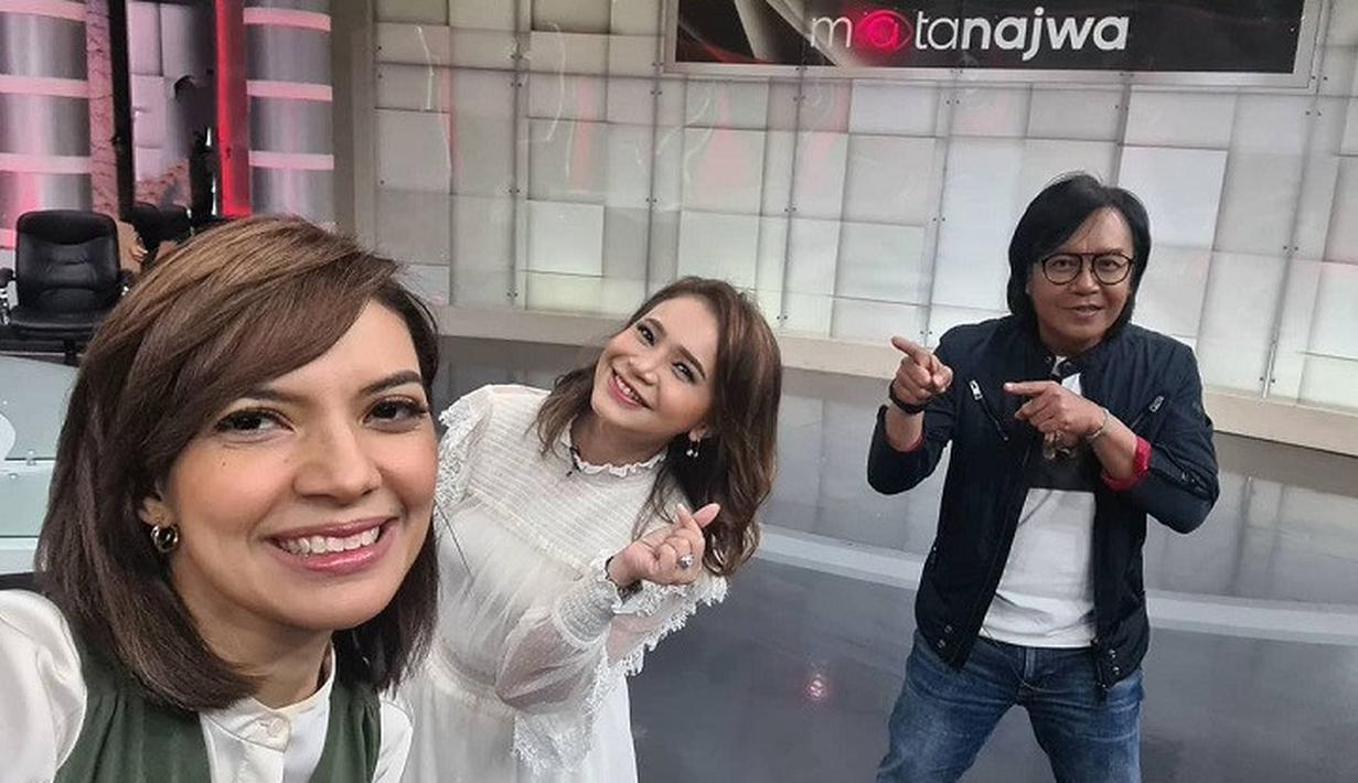 Najwa Shihab bersama Rossa dan Ari Lasso (Foto: Instagram/najwashihab)