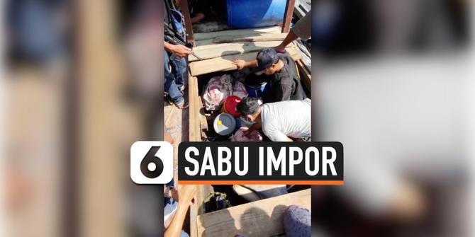 VIDEO: Kapal Kayu Pembawa Ratusan Kilogram Sabu dari Malaysia Diciduk BNN