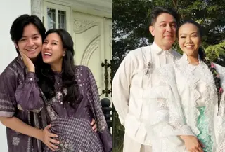 Intip potret serasi sederet pasutri selebriti rayakan Lebaran bersama, siapa yang jadi favoritmu? (@angga @yurayunita)