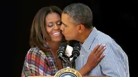 Michelle Obama dan Barack Obama.