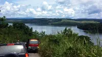 Danau Sentani di Kabupaten Jayapura, Papua, yang mempunyai banyak potensi wisata. (Liputan6.com/Katharina Janur)