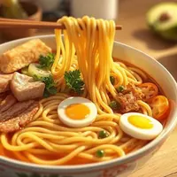 Siapa yang bisa menolak kelezatan mie instan? Namun, kamu harus tahu bahwa ada bahaya tersembunyi di balik mi instan jika dimakan setiap hari. Penting untuk mulai membatasi konsumsinya! (Ilustrasi by AI)