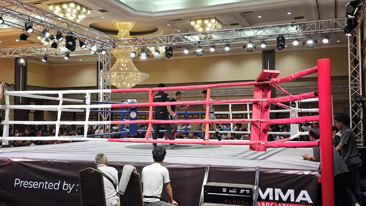 Suasana Kejurnas MMA U-18 Piala Pertacami