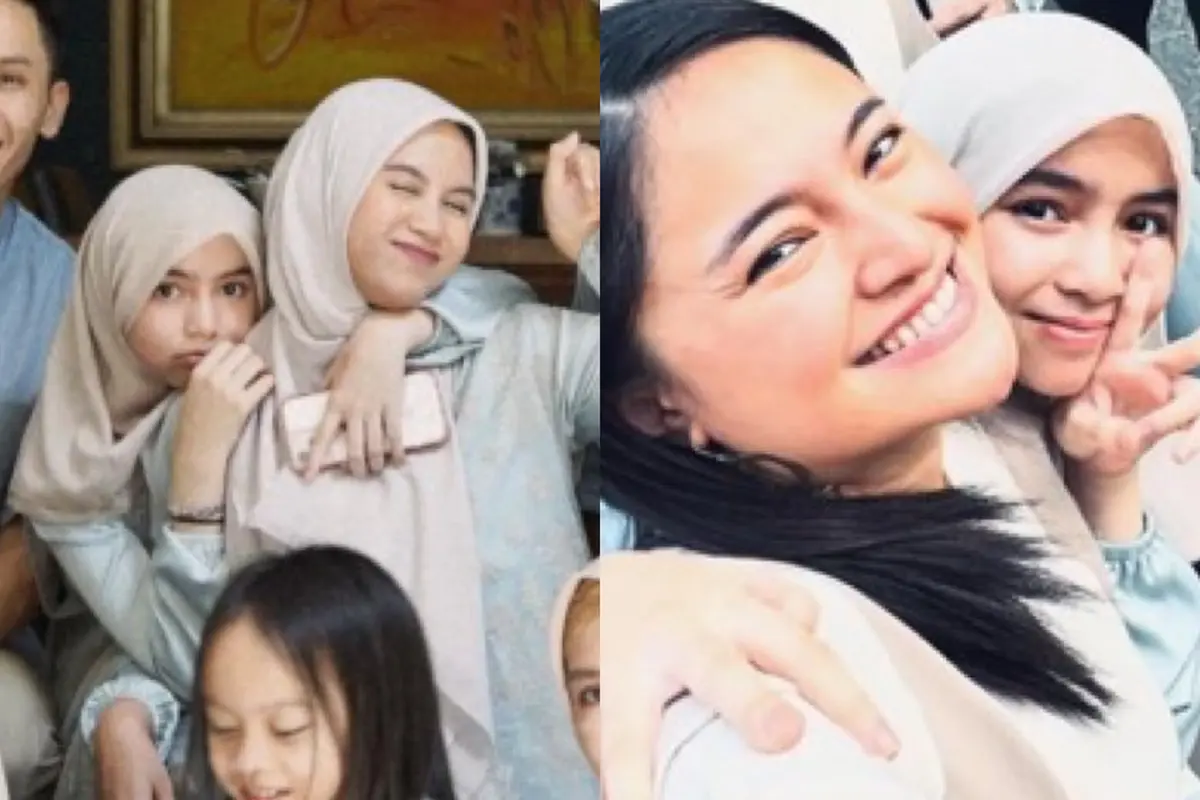 Sienna Kasyafani Saat Lebaran Bersama Ibu Kandung dan Ibu Sambungnya
