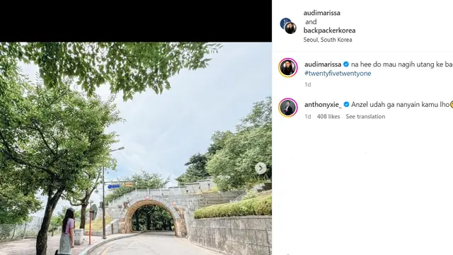 6 Komentar Lucu Anthony Xie di Postingan Reka Adegan Audi Marissa, Bikin Ngakak