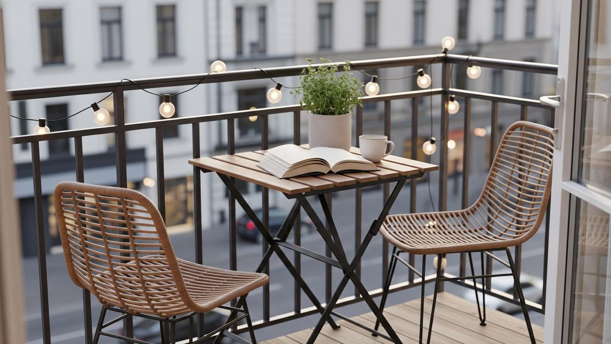 7 Desain Balkon Mini Ala Kafe Kecil, Cozy untuk Nongkrong di Rumah