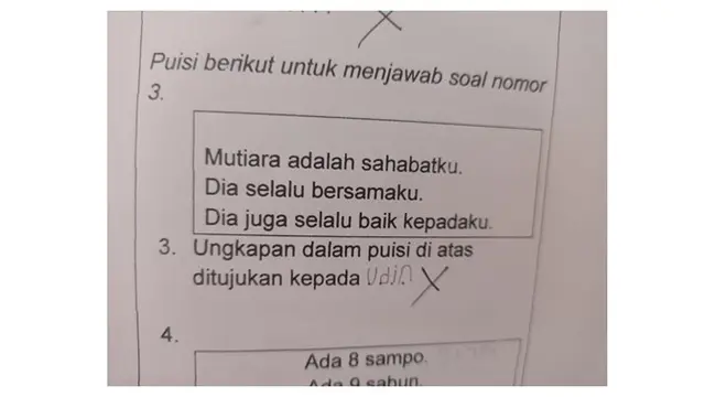 8 Jawaban Soal Ujian Anak SD Ini Bikin Geleng Kepala
