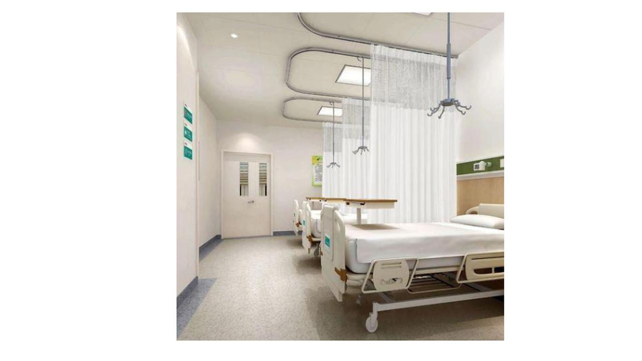 Acuan Tirai/Partisi Antar Tempat Tidur pada RS yang terapkan KRIS (Foto: Tangkapan Layar Keputusan Dirjen Pelayanan Masyarakat Kemenkes soal Petunjuk Teknis KRIS)