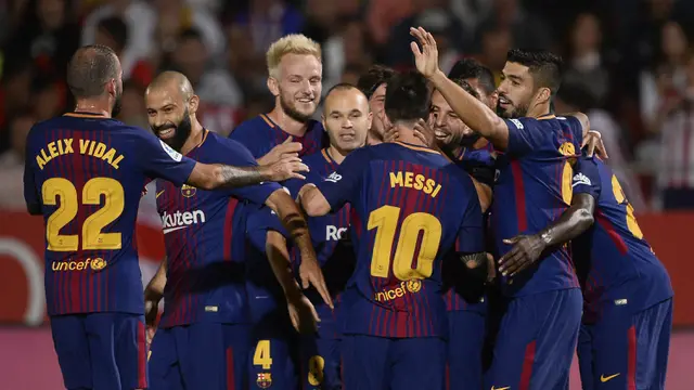 FOTO: 5 Momen Menarik La Liga Spanyol 2017/2018 Pekan ke-6