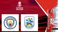 Piala FA - Manchester City Vs Huddersfield (Bola.com/Adreanus Titus)