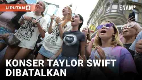 VIDEO: Penggemar Taylor Swift Berkumpul di Wina Setelah Konser Dibatalkan