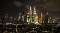 Earth Hour: Kuala Lumpur, Malaysia - Petronas Towers. (Foto: BBC.com)