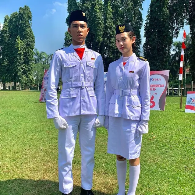 6 Potret Pemain Dari Jendela SMP Jadi Paskibraka, Rayakan HUT RI ke-76