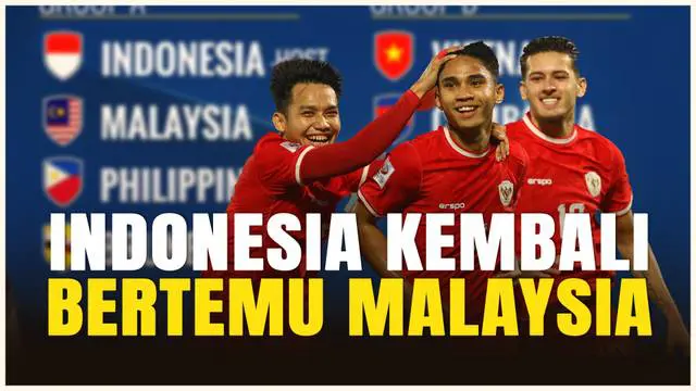 VIDEO: Hasil Drawing Piala AFF U-23 2025, Timnas Indonesia U-23 Kembali Jumpa dengan Malaysia