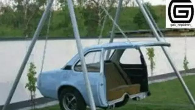 6 Ayunan Paling Gokil yang Bentuknya Absurd, Anak-Anak Melongo