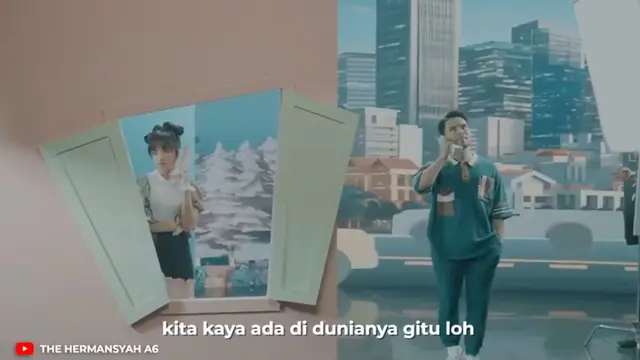 Aksi Fuji dan Thariq Halilintar tampil kompak di MV Ashanty terbaru Bye Mantan (Foto: youtube The A6 Hermansyah)