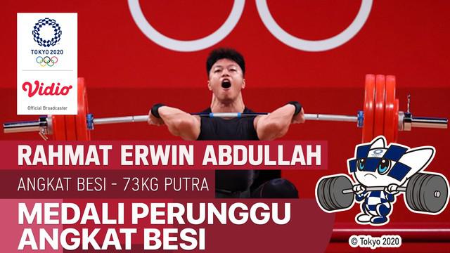Berita Video Angkat Besi Kembali Sumbang Medali di Olimpiade Tokyo 2020, Rahmat Erwin Abdullah Raih Perunggu