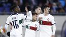 Portugal menang atas  tuan rumah Luksemburg dengan skor 6-0. (AFP/Kenzo TRIBOUILLARD)