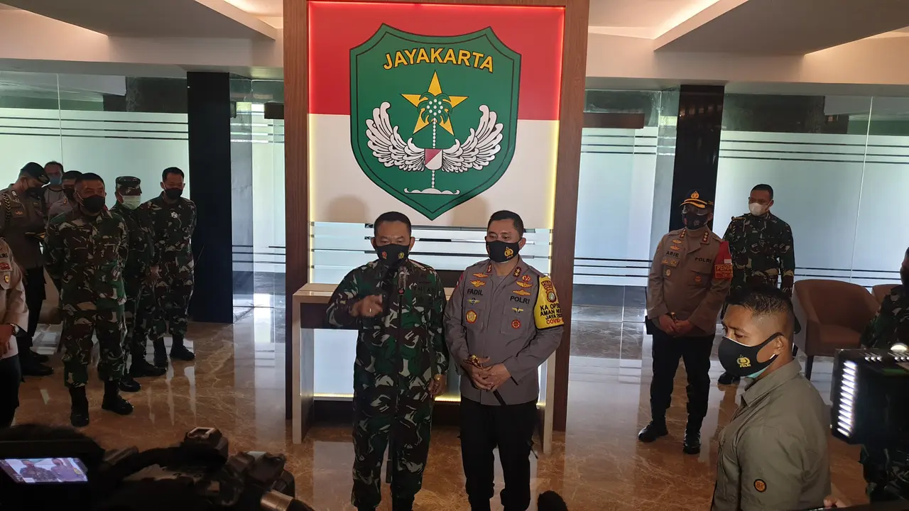 Kapolda Metro Jaya Irjen Fadil Imran mengunjungi Pandam Jaya Mayjen Dudung Abdurachman