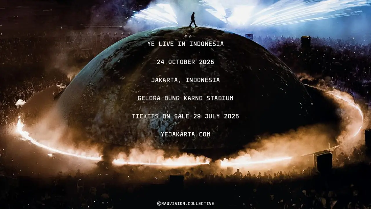 YE Live In Jakarta 2026. (Raw Vision Collectiv)