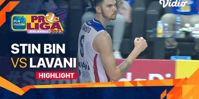 VIDEO: Laga Sengit di PLN Mobile Proliga 2023 Antara Jakarta STIN BIN Kontra Jakarta LavAni Allo Bank