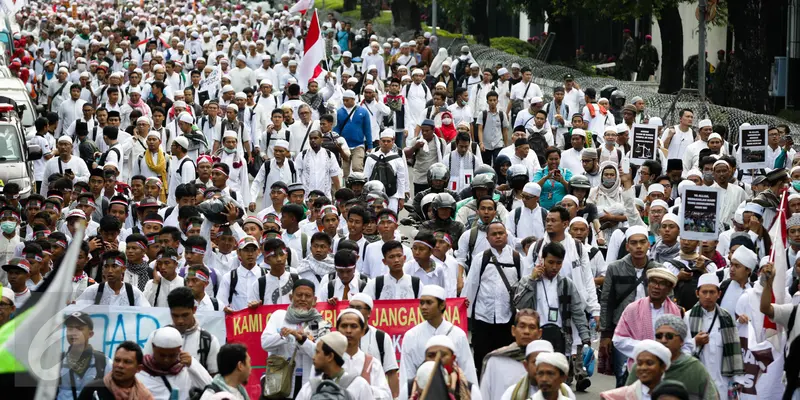 20161202-Massa Demo 2 Desemeber Longmarch Ke Monas-Jakarta
