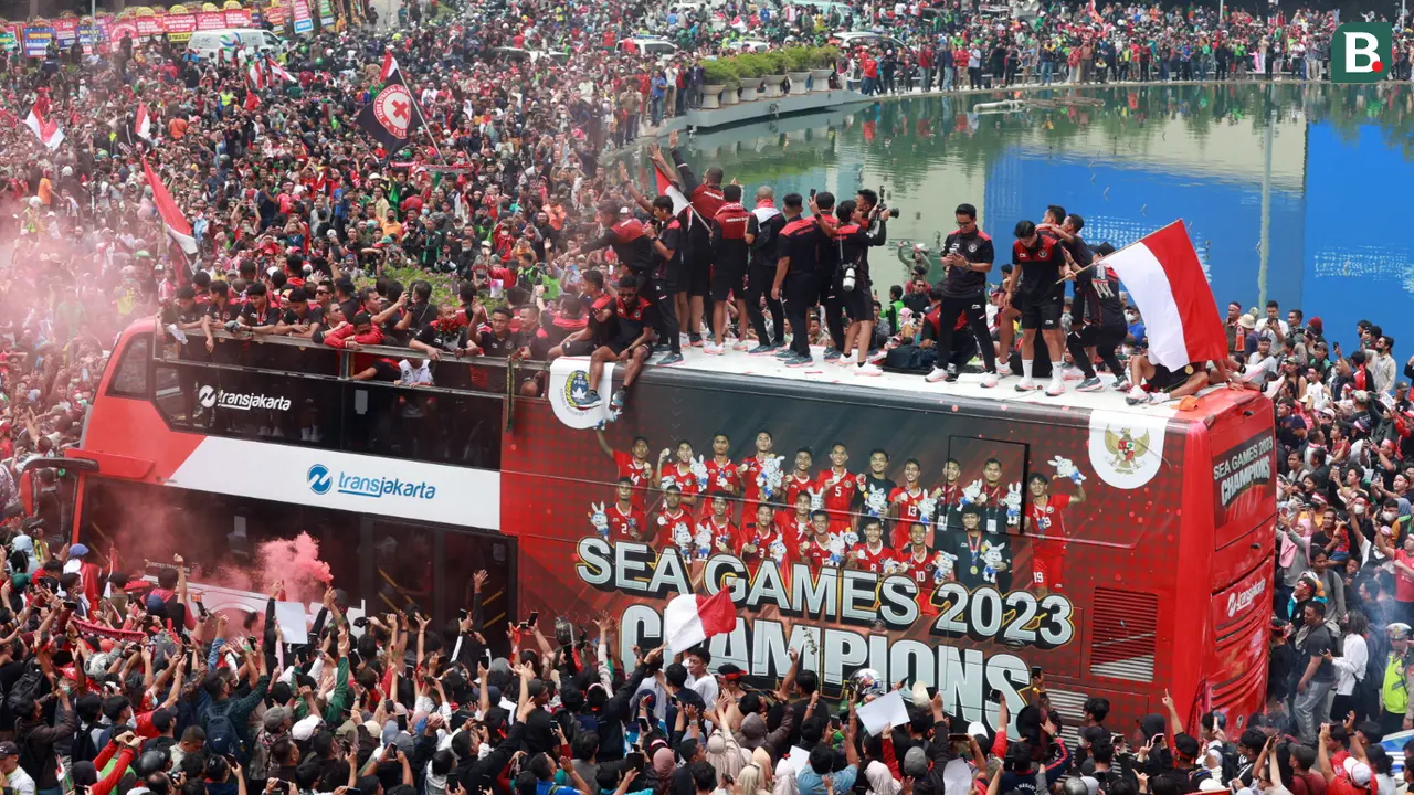 Parade Kemenangan Timnas Indonesia U-22