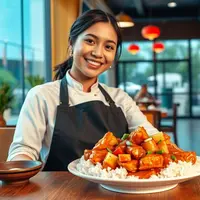 resep asam manis ayam ©Ilustrasi dibuat AI