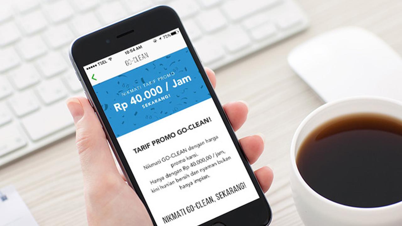 Aplikasi Go Clean Turunkan Harga Layanan Lebih Ekonomis