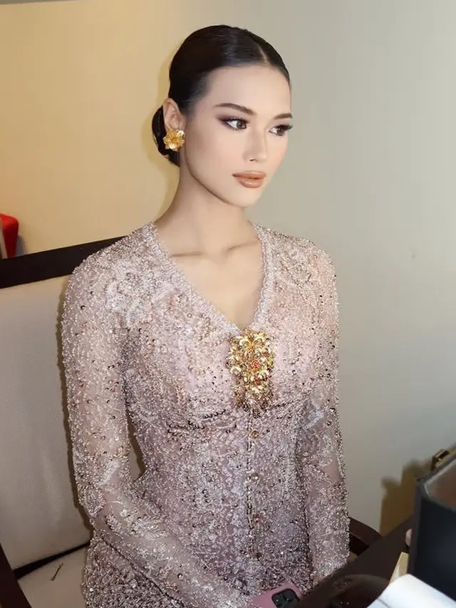 Potret Muthia Fatika Miss Universe Jawa Barat 2023 saat tunangan.